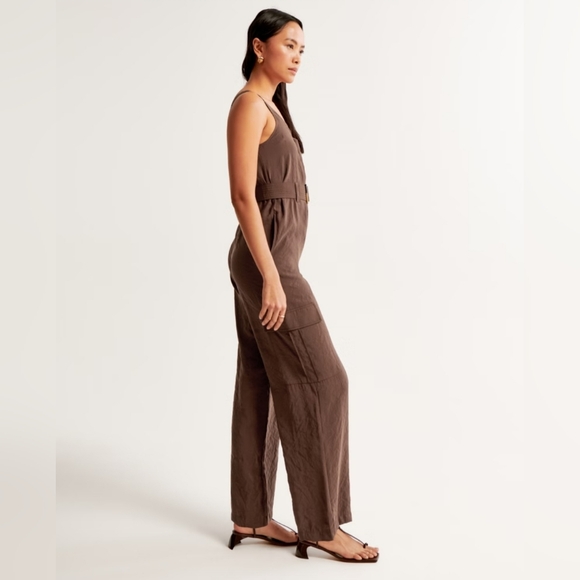Draped Utility Jumpsuit Size XS - Picture 3 of 5